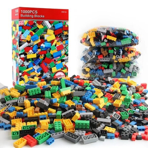 1000Pcs DIY Creative Building Blocks Bulk Set Children's Toys